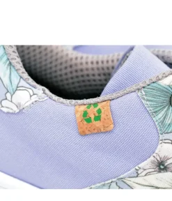Cinderella Vegan Pretty Floral Lavender Trainers