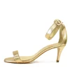 Cinderella Vegan Shoes – Barely There Metallic Gold Sandals