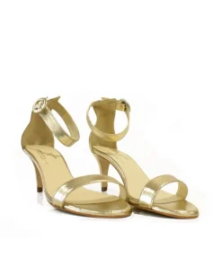 Cinderella Vegan Shoes – Barely There Metallic Gold Sandals