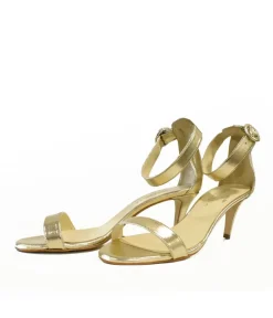 Cinderella Vegan Shoes – Barely There Metallic Gold Sandals