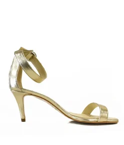 Cinderella Vegan Shoes – Barely There Metallic Gold Sandals