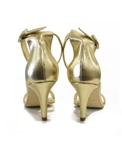 Cinderella Vegan Shoes – Barely There Metallic Gold Sandals