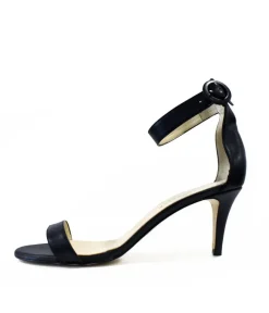 Cinderella Vegan Shoes – Barely There Black Sandals