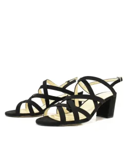 Cinderella Vegan Shoes – Gorgeous Black Strappy Heels