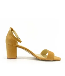 Cinderella Vegan Shoes – Sunshine Yellow Block Heels
