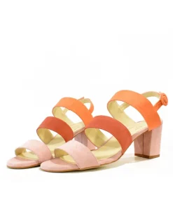 Cinderella Vegan Shoes – Strappy Colourful Block Heels