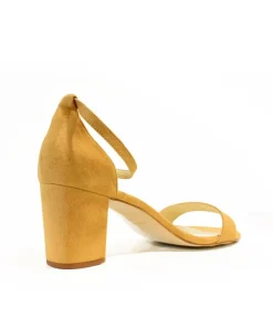 Cinderella Vegan Shoes – Sunshine Yellow Block Heels