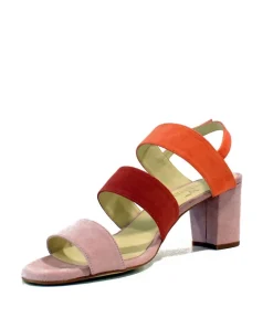 Cinderella Vegan Shoes – Strappy Colourful Block Heels