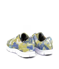 Cinderella Vegan Sporty Blue/Green Trainers