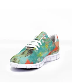 Cinderella Vegan Sporty Orange/Green Trainers