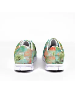 Cinderella Vegan Sporty Orange/Green Trainers