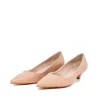 Classic Beige Kitten Heels