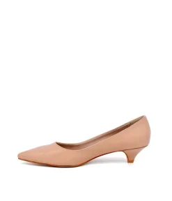Classic Beige Kitten Heels