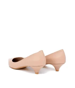 Classic Beige Kitten Heels