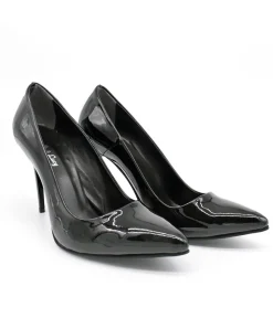Classic Black Patent Stiletto Heels