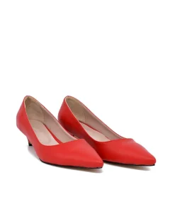 Classic Red Kitten Heels