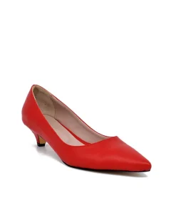 Classic Red Kitten Heels
