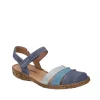 Cute Blue Multi-Colour Leather Sandals