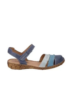 Cute Blue Multi-Colour Leather Sandals
