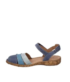 Cute Blue Multi-Colour Leather Sandals