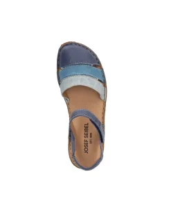 Cute Blue Multi-Colour Leather Sandals