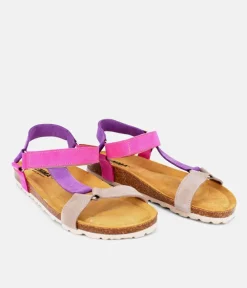 Cute Colourful Sporty Leather Sandals