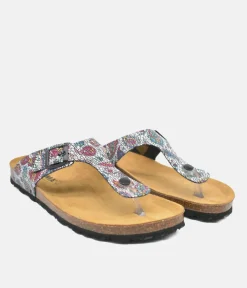 Cute Colourful Vegan Thong Sandal