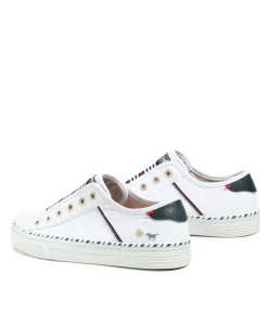 Cute Mustang Slip On White Fashion Trainers