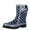 Cute Polka Dot Wide Fit Midi Rainboots