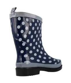 Cute Polka Dot Wide Fit Midi Rainboots