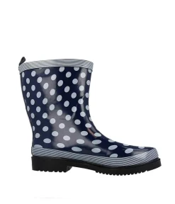 Cute Polka Dot Wide Fit Midi Rainboots