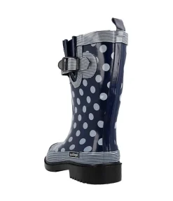 Cute Polka Dot Wide Fit Midi Rainboots