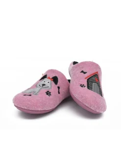 Cute Rose Doggy Slippers