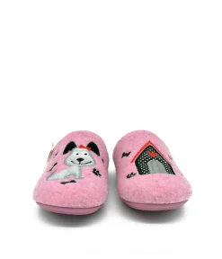 Cute Rose Doggy Slippers