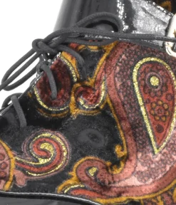 Dansi Beautiful Velvet Suede Combi Ankle Boots