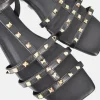 Dansi Chic Valentino Inspired Black Sandals