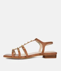 Dansi Chic Valentino Inspired Brown Sandals