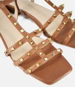Dansi Chic Valentino Inspired Brown Sandals
