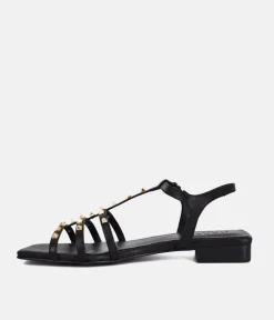 Dansi Chic Valentino Inspired Black Sandals
