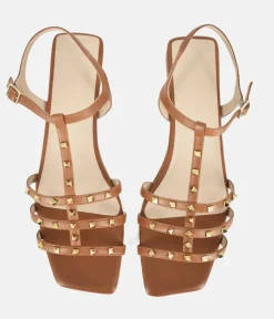 Dansi Chic Valentino Inspired Brown Sandals