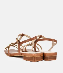 Dansi Chic Valentino Inspired Brown Sandals