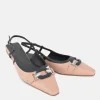 Dansi Elegant Beige Slingback Flats
