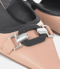 Dansi Elegant Beige Slingback Flats