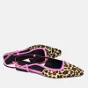Dansi Gorgeous Leopard/Pink Slingback Flats