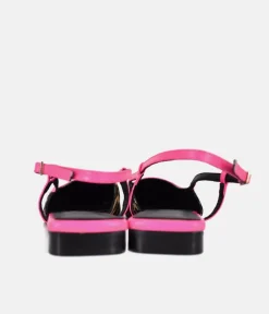 Dansi Gorgeous Leopard/Pink Slingback Flats