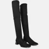 Dansi Gorgeous Over the Knee Black Boots