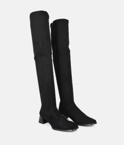Dansi Gorgeous Over the Knee Black Boots
