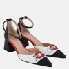 Dansi Nautical Inspired Ankle Strap Block Heels