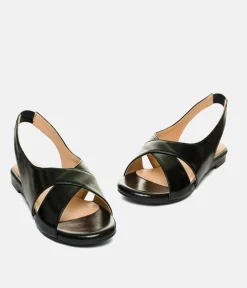 Dressy Black Slingback Flats