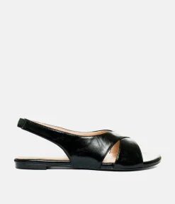 Dressy Black Slingback Flats